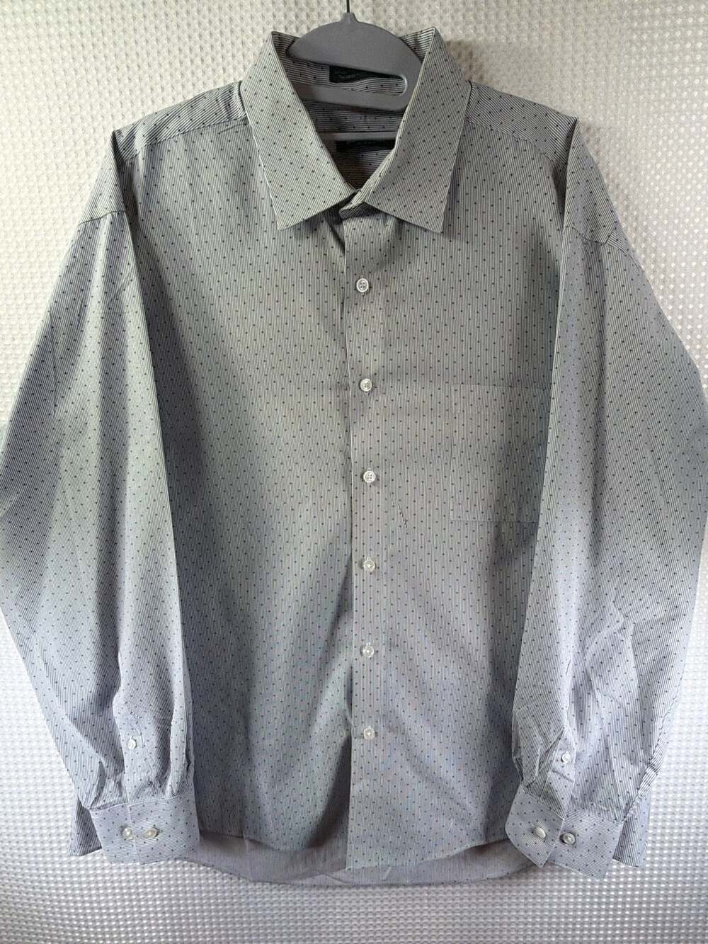 Pierre Cardin Slim Fit Long Sleeve Button-Up Shirt, XL